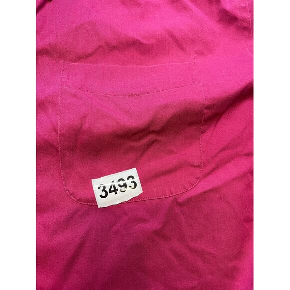 LL Bean Shirt Mens XL Tall Red Solid Long Sleeve Button Up Wrinkle Resistant - Picture 6 of 6